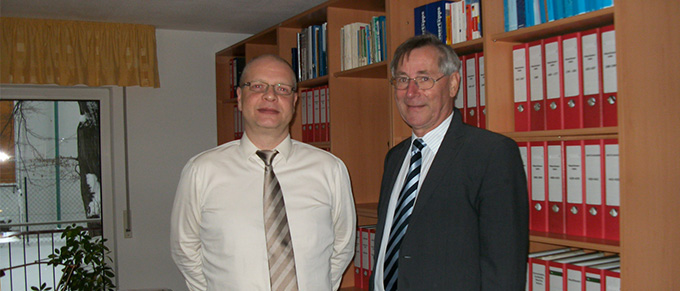 Ansprechpartner Montan Dresden Peter Mueller und Frank Hennig